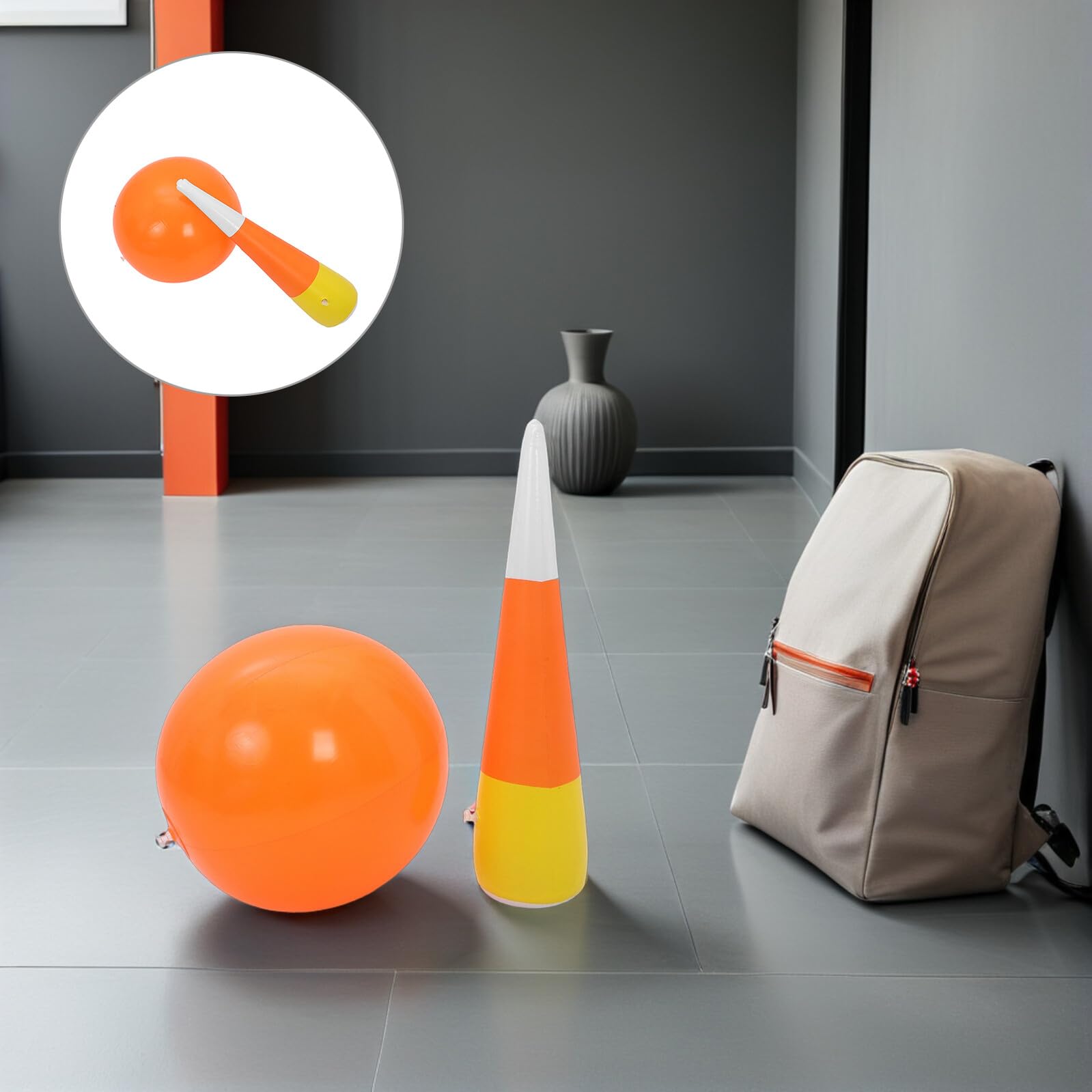 Juego de Bolos Inflables Gigante de Plástico para Niños y Grupo