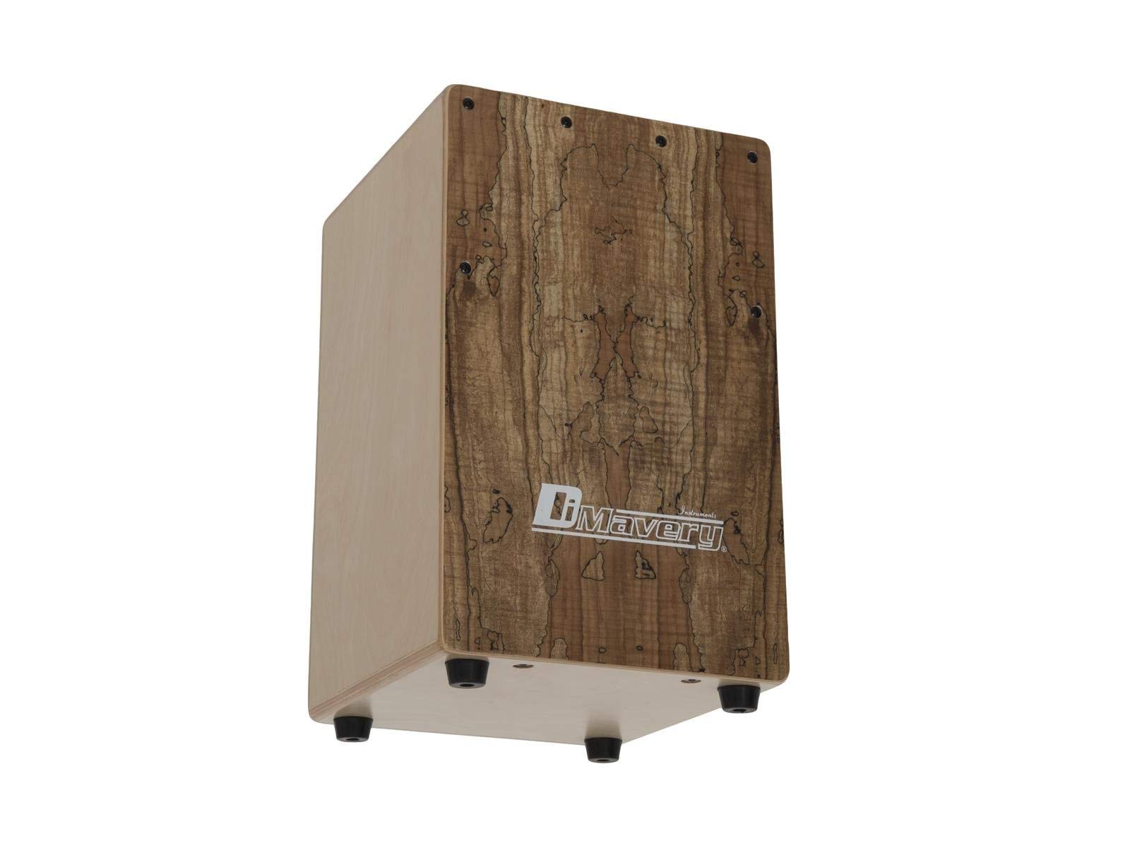 DIMAVERY CJ-580 Junior Cajon mit Schlagfläche aus gestocktem Ahorn | Snareeffekt mit vier einstellbaren Saiten | Inkl. gepolsterter Tasche mit Schultergurt