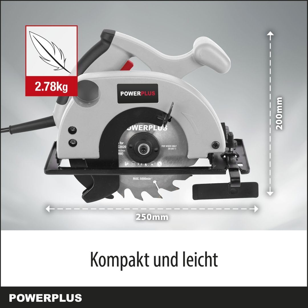 POWERPLUS POWC2020 - Sierra Cirar 800 W 140 mm