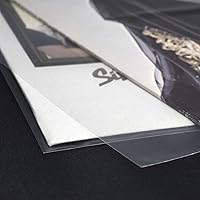 Vista 6 de Fundas de disco – Fundas exteriores protectoras de plástico transparente para discos de vinilo de 3 mil, sin ácido, 12.75 x 12.5 pulgadas