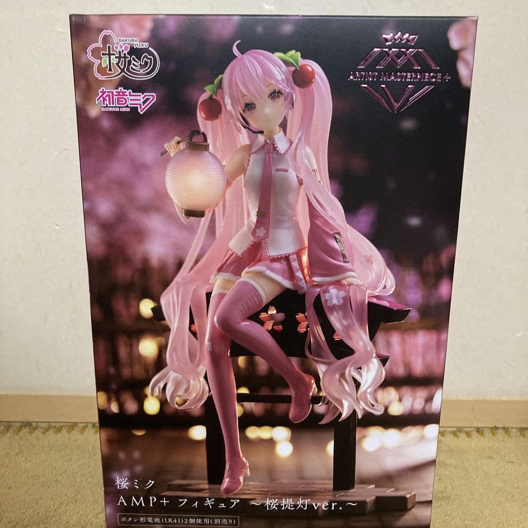 Amazon | 桜ミク AMP＋ フィギュア～桜提灯ver.～ | フィギュア 