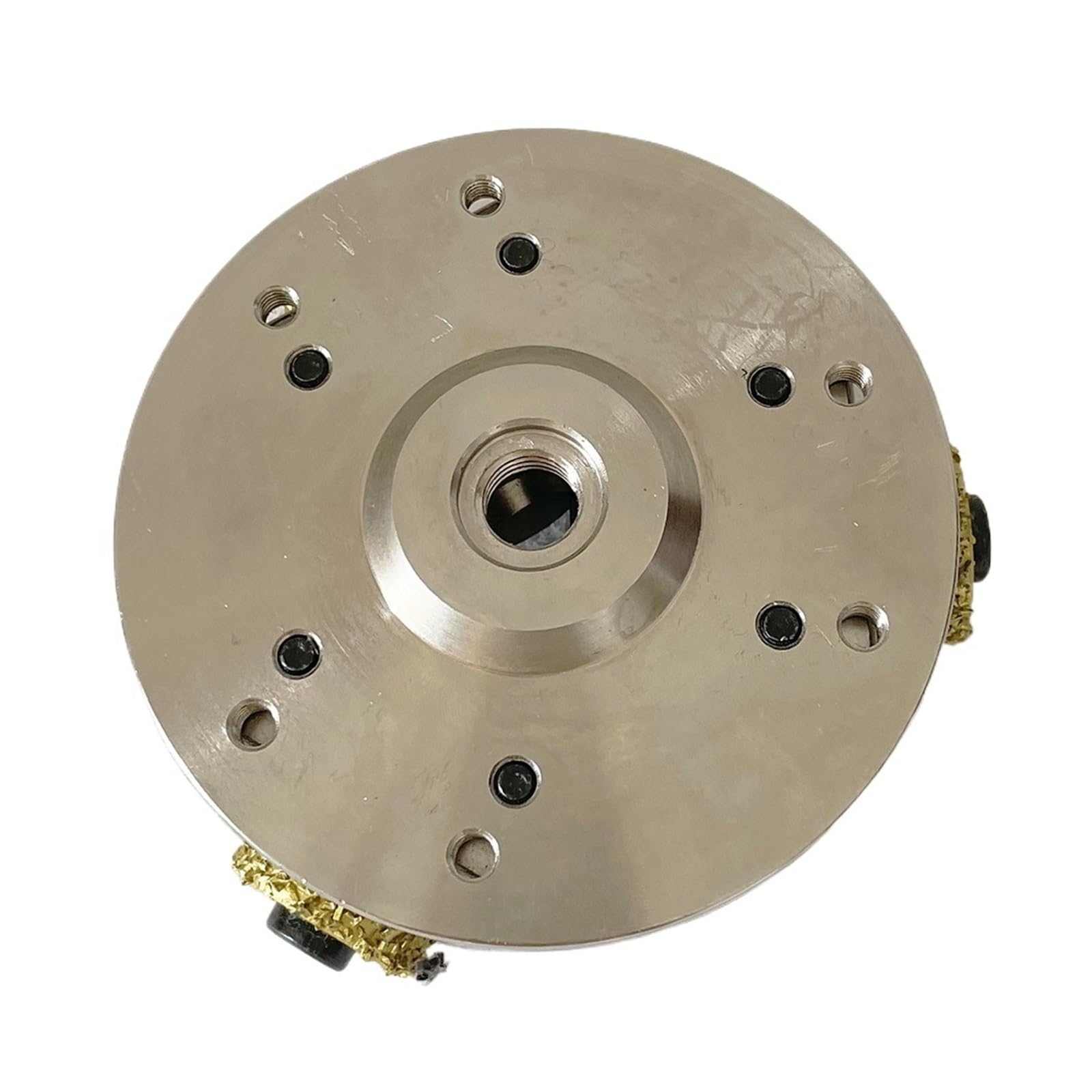 Blocco abrasivo for smerigliatrice a bocciarda da 110 mm M14 con 3 rulli in Lega for lucidare Pietra, Marmo, Granito e Pavimenti in Cemento