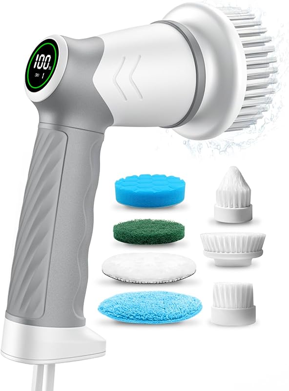 Homitt Electric Spin Scrubber — Best Handheld-Friendly Design