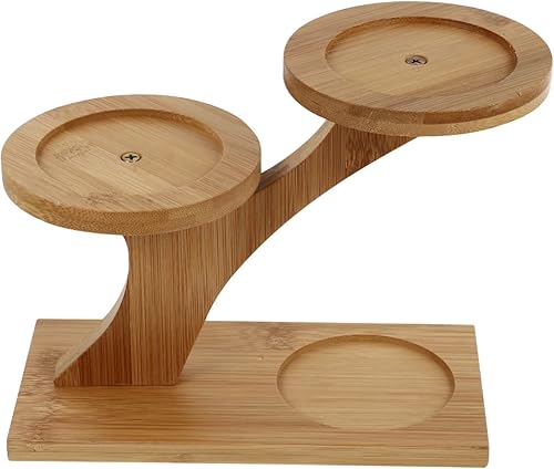 1 soporte de exhibición de maceta de madera para interiores, estante minimalista moderno para escritorio, regalo para amantes de las plantas