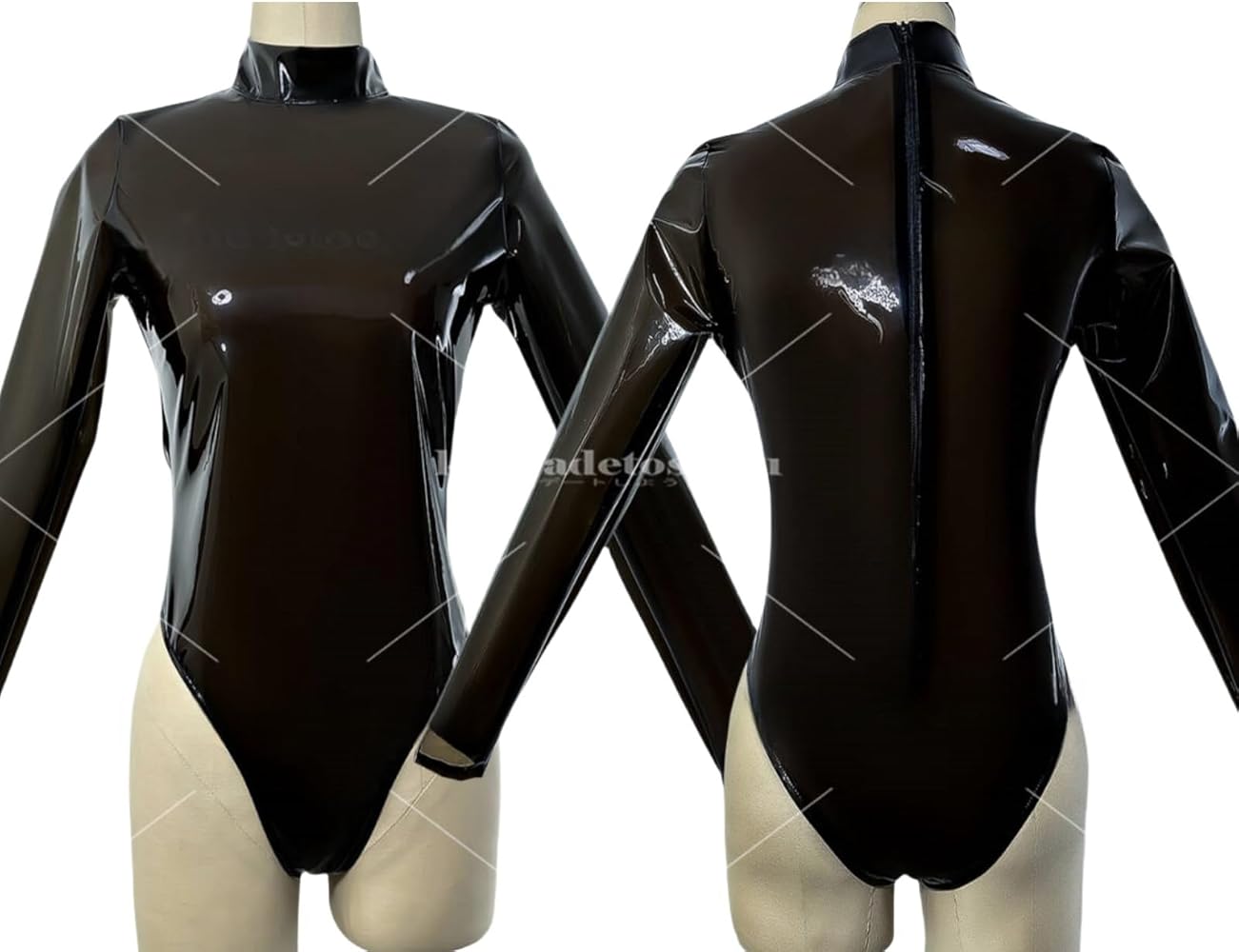 Amazon | 【KYUUCOS】Z 黒 スケスケ ハイレグレオタード