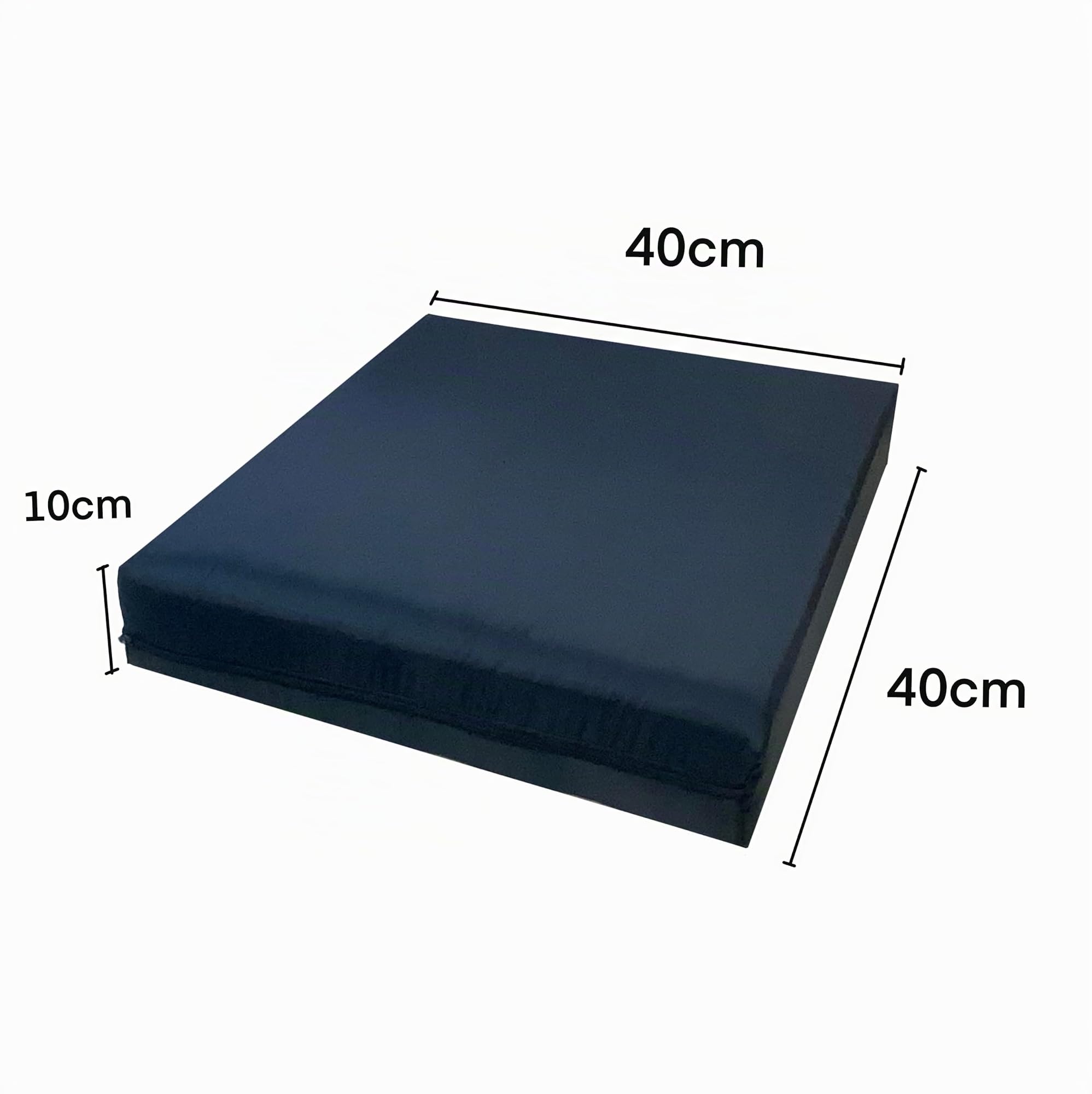 Cojín Antiescaras Ranurado- Cojín Silla de Ruedas ortopedico para coxis y lumbares con Funda Impermeable y Transpirable y Relleno en Espuma Compacta. (Viscolastico+Espuma HR)