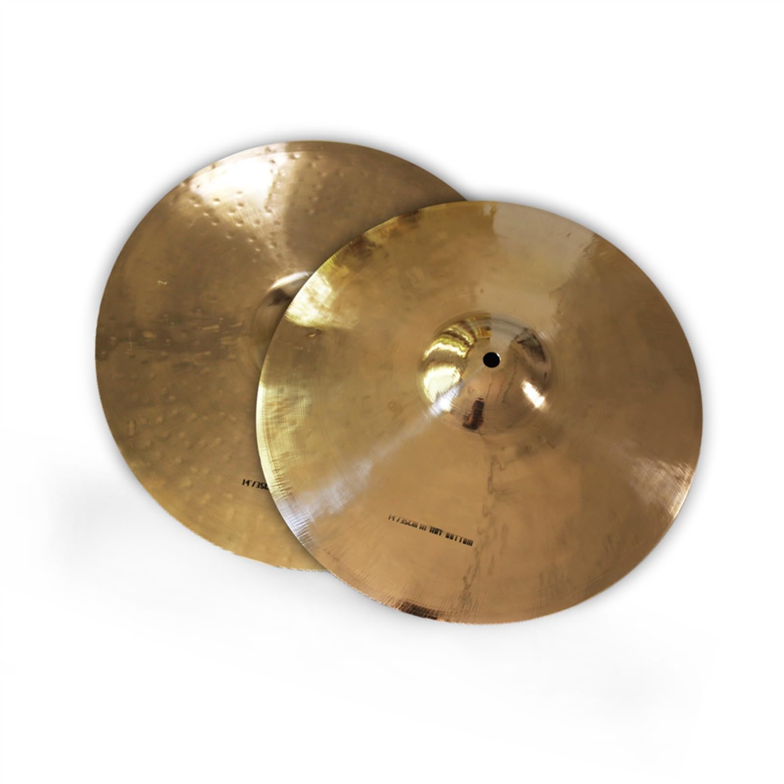 Cymbale 14 Pouces Hi-Hat Haut Et Bas pour La Performance des Batteurs Cymbales pour débutants