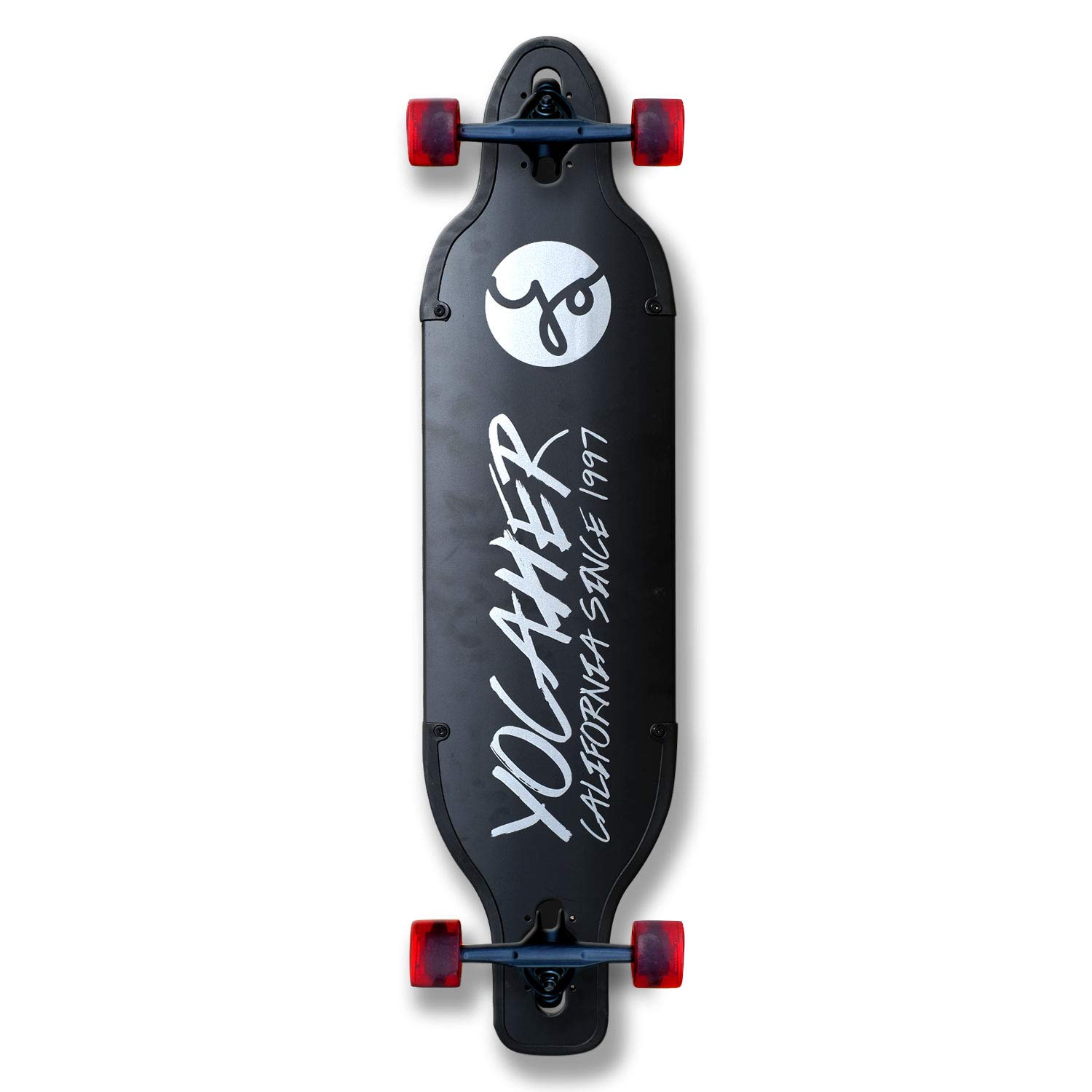 Yocaher Aluminum Gold or Black Drop Through Longboard