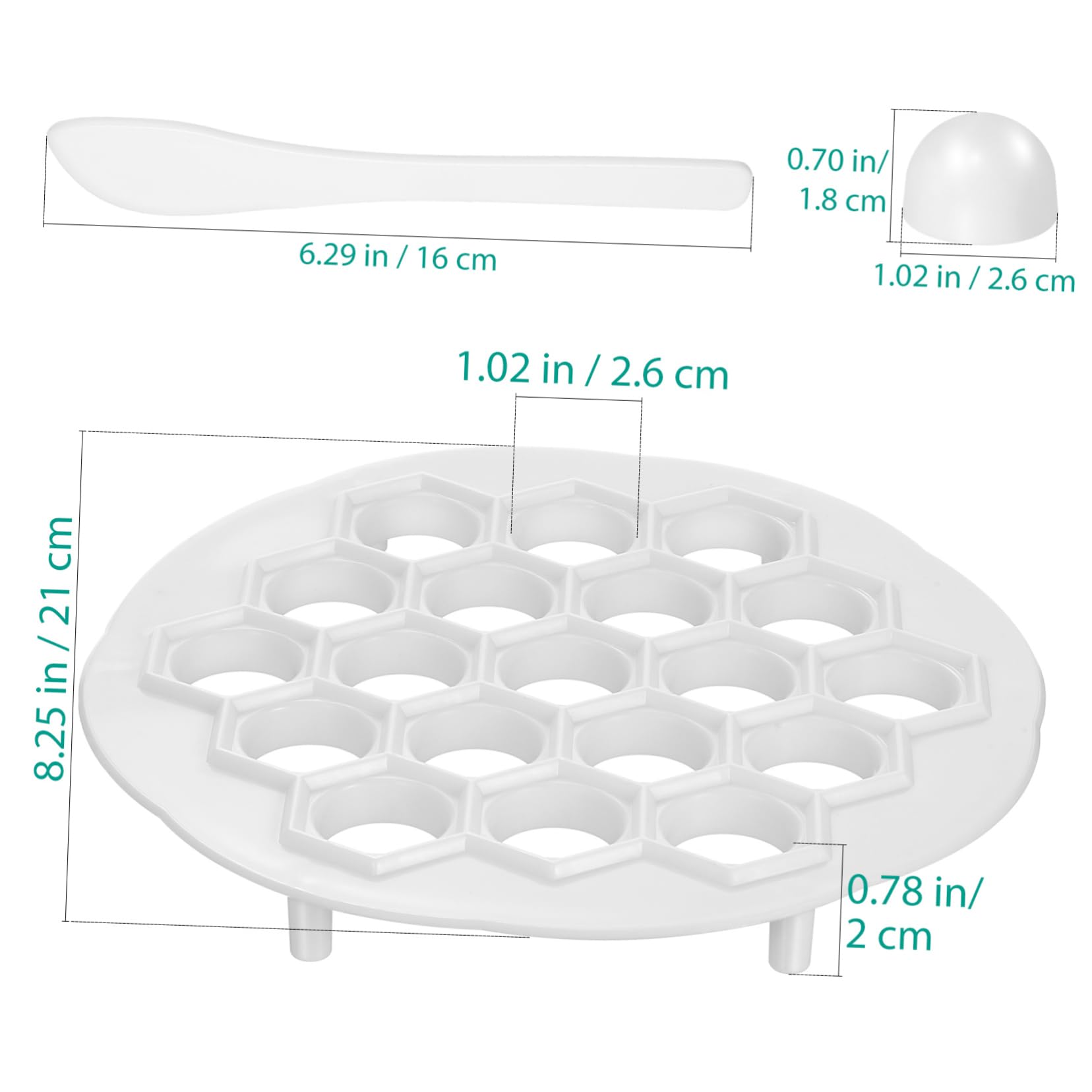 Garneck Dumpling Maker Fast Jiaozi Press Tool for Home Plastic Kitchen Accessory for Making Delicious Dumplings Efficiently Compact and Design for