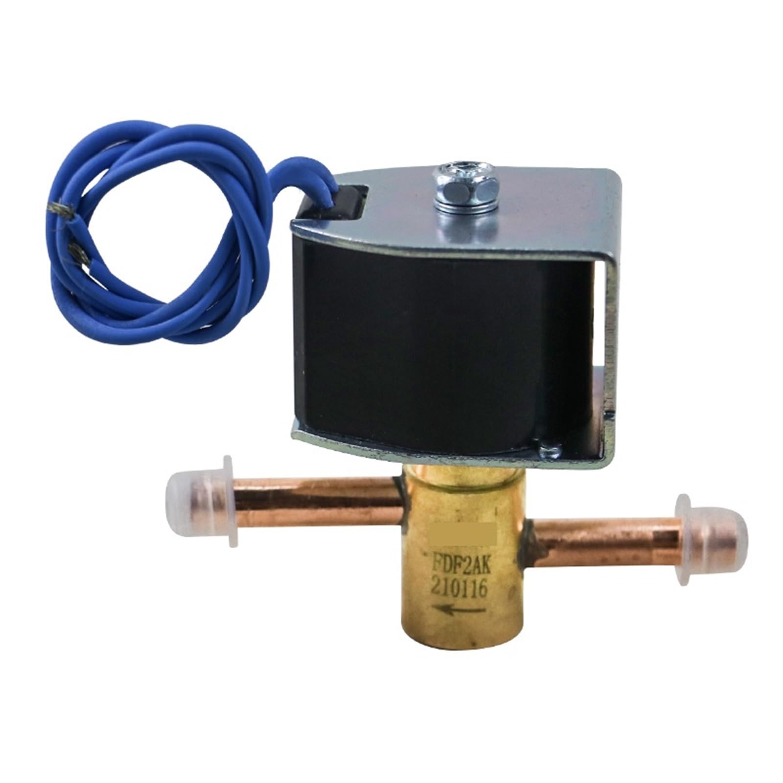 HDPHCRIUN 2 Way Refrigeration Accessories Normally Open 220V Solenoid Valve 1Pcs