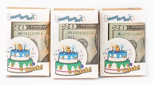 Cajas de regalo de cumpleaños en efectivo para regalar dinero