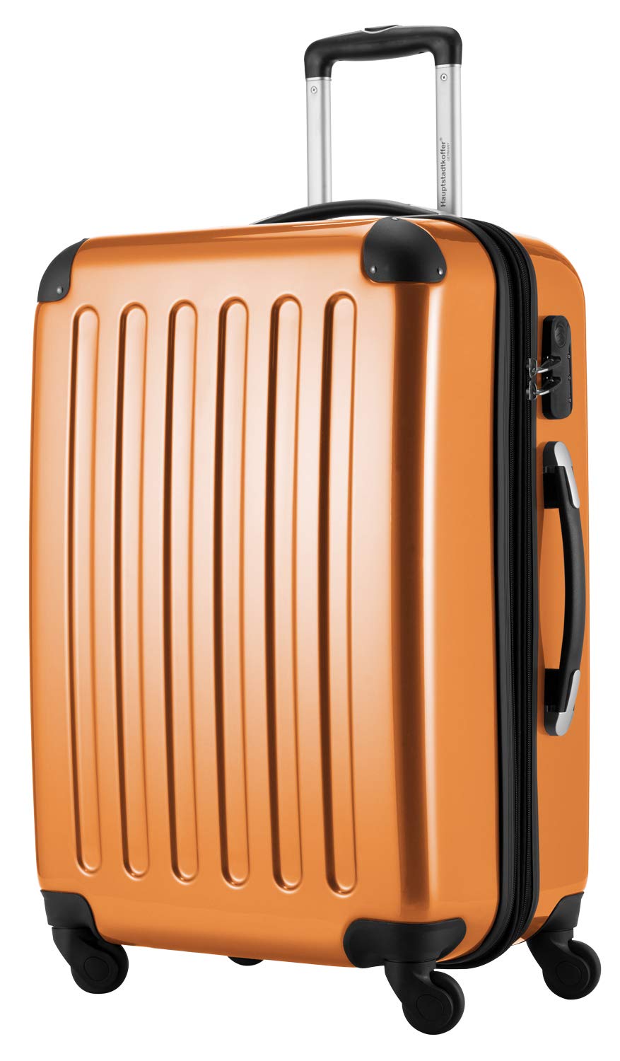 Hauptstadtkoffer - Valigia Rigida Alex, Taglia 65 cm, 74 Litri, Colore Arancione