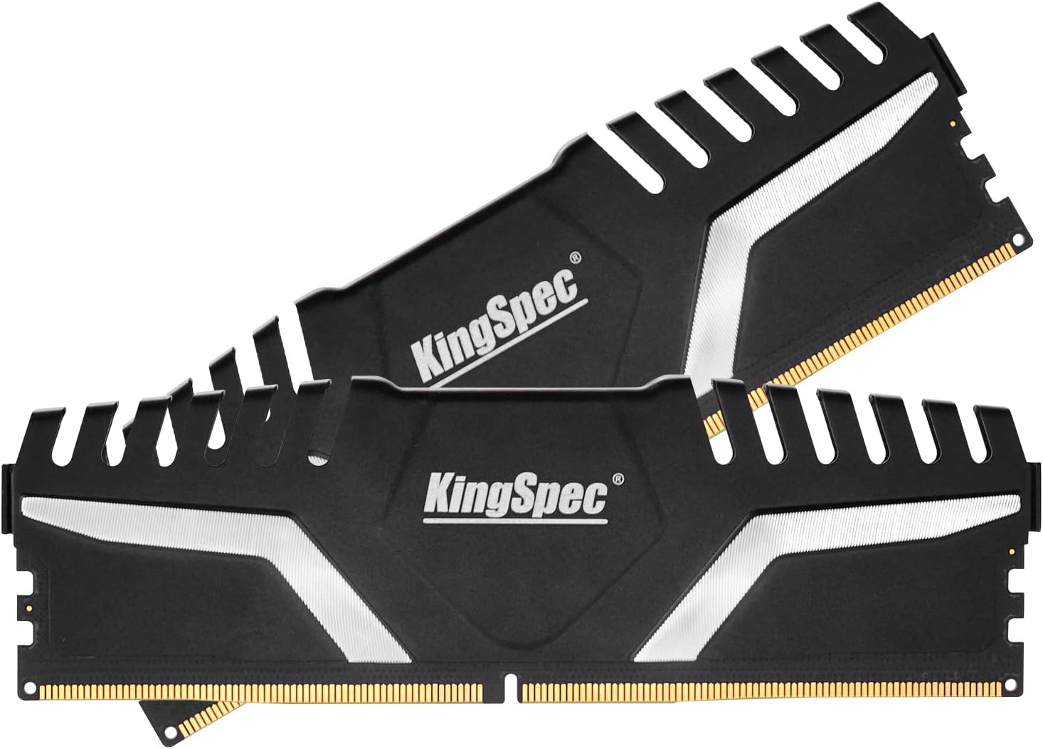KingSpec 32GB(2x16GB) 5200MHz DDR5 Ram with Heatsink, 1.1V 288Pin Computer Memory Ram for