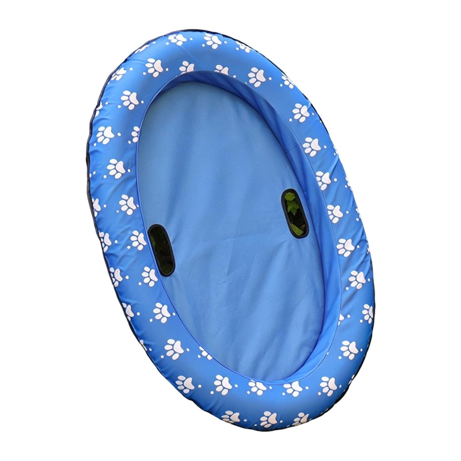 Hund Pool Float | Aufblasbares Faltbares Schwimmfloß,Pool-Schwimmkissen Für Kleine Hunde,für kleine mittlere große Hunde Katzenwelpen Outdoor Garten Terrasse Park See