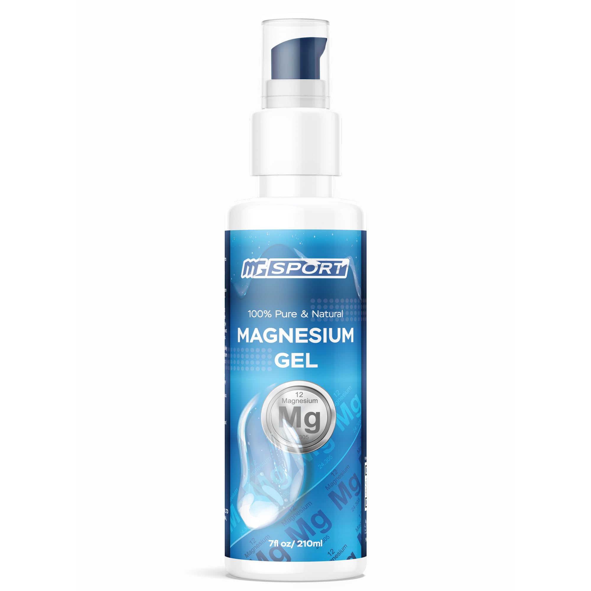 MgSport Magnesium Gel Dead Sea Magnesium Chloride, 1,480 Pumps