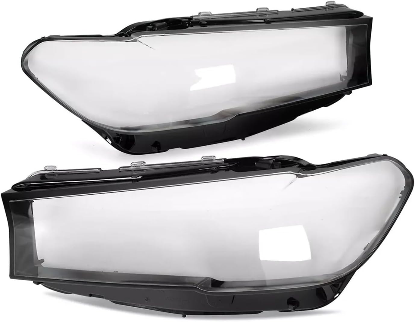 Headlight Headlamp Lens Cover Left Right Shell Car Headlight Clear Lampshade For BMW 5 Series G30 530i 540i 550i 2020 2021 2022 2023 Front Lights