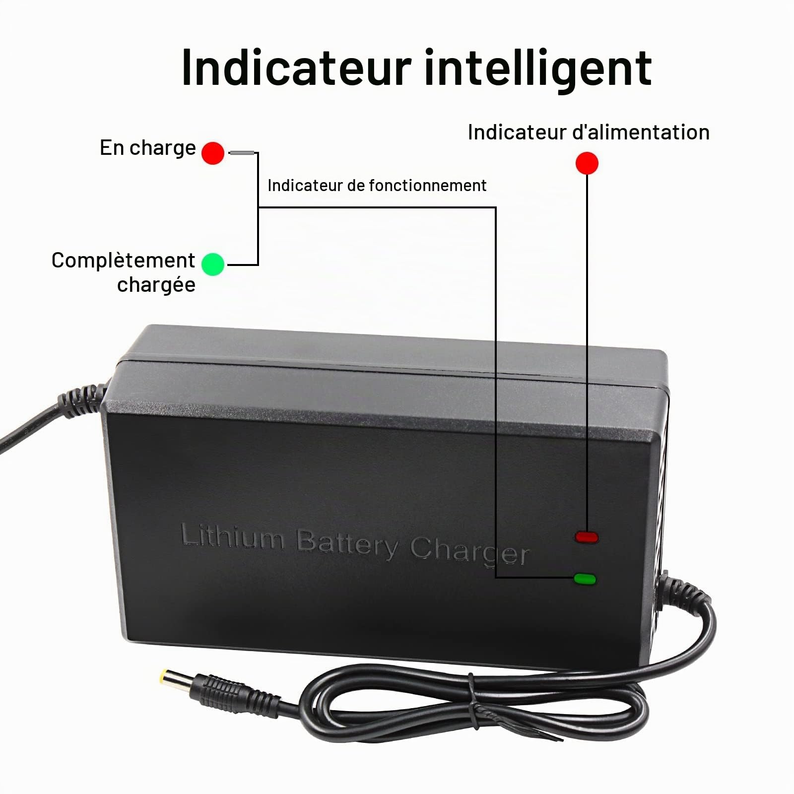 84v 5a Li-ION Chargeur de Batterie Multi-Plug pour Chargeur de Batterie de Moto de Bateau de Skateboard de vélo électrique 20S 72v (ne Convient Pas aux Batteries Plomb-Acide)