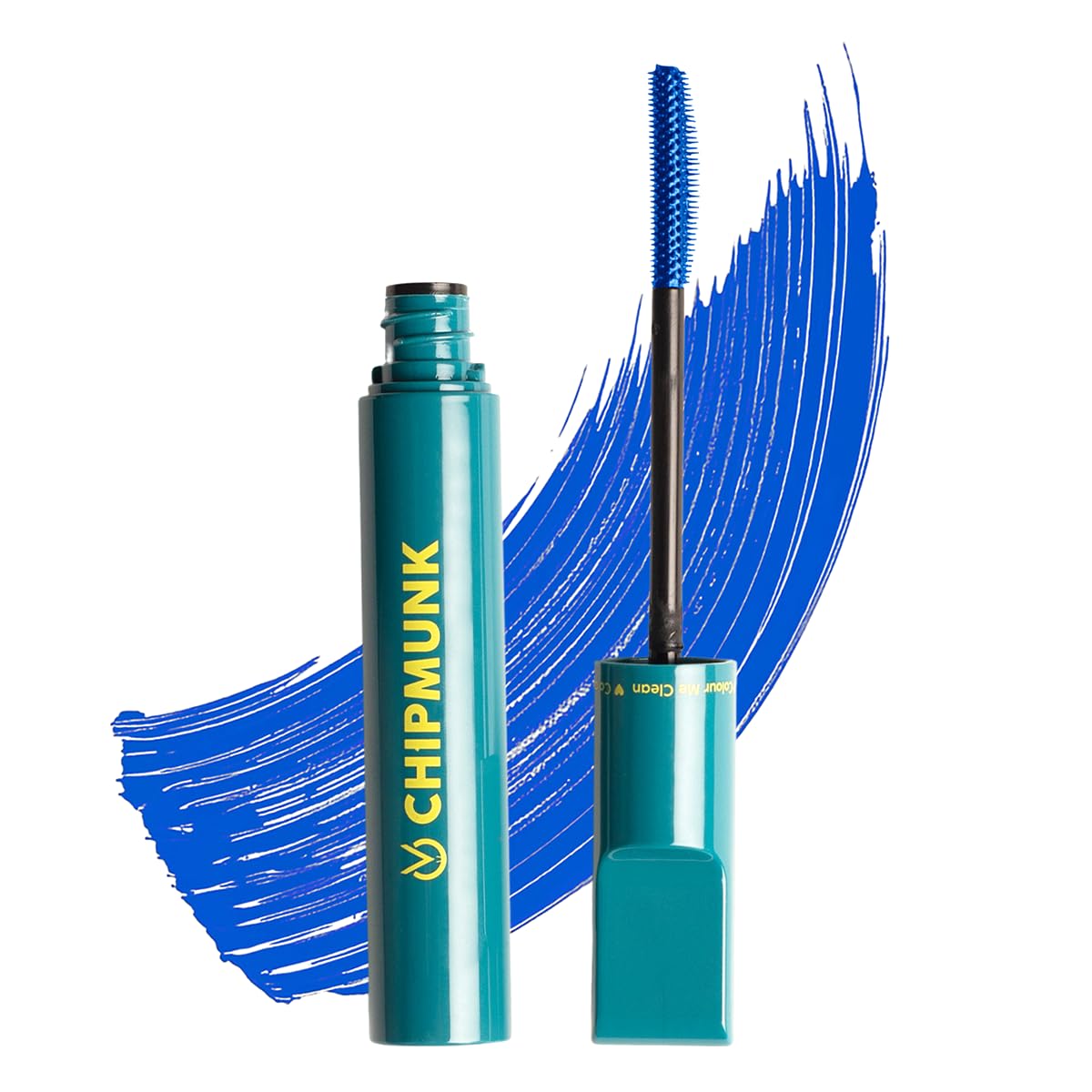 Chipmunk All-Rounder Blue Mascara 7.5ml | Waterproof, Quick Dry & Smudge-Proof | 12+ hrs Long-Stay | Volumizing, Lengthening & No Clumps | Non-Toxic & Dermatologically Tested | Mascara For Women