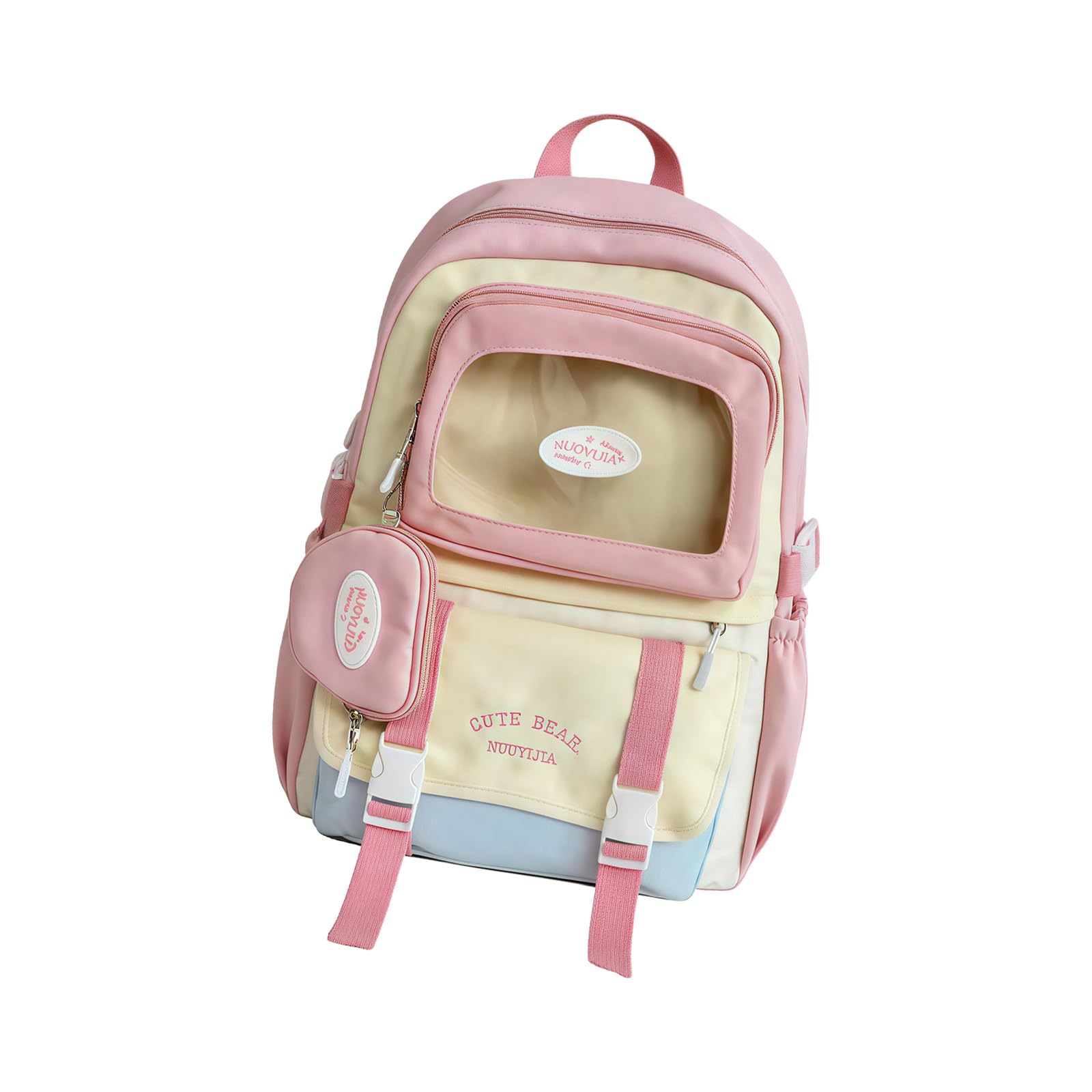 Mochila Itabag con panel extraíble para pines de cosplay anime 8