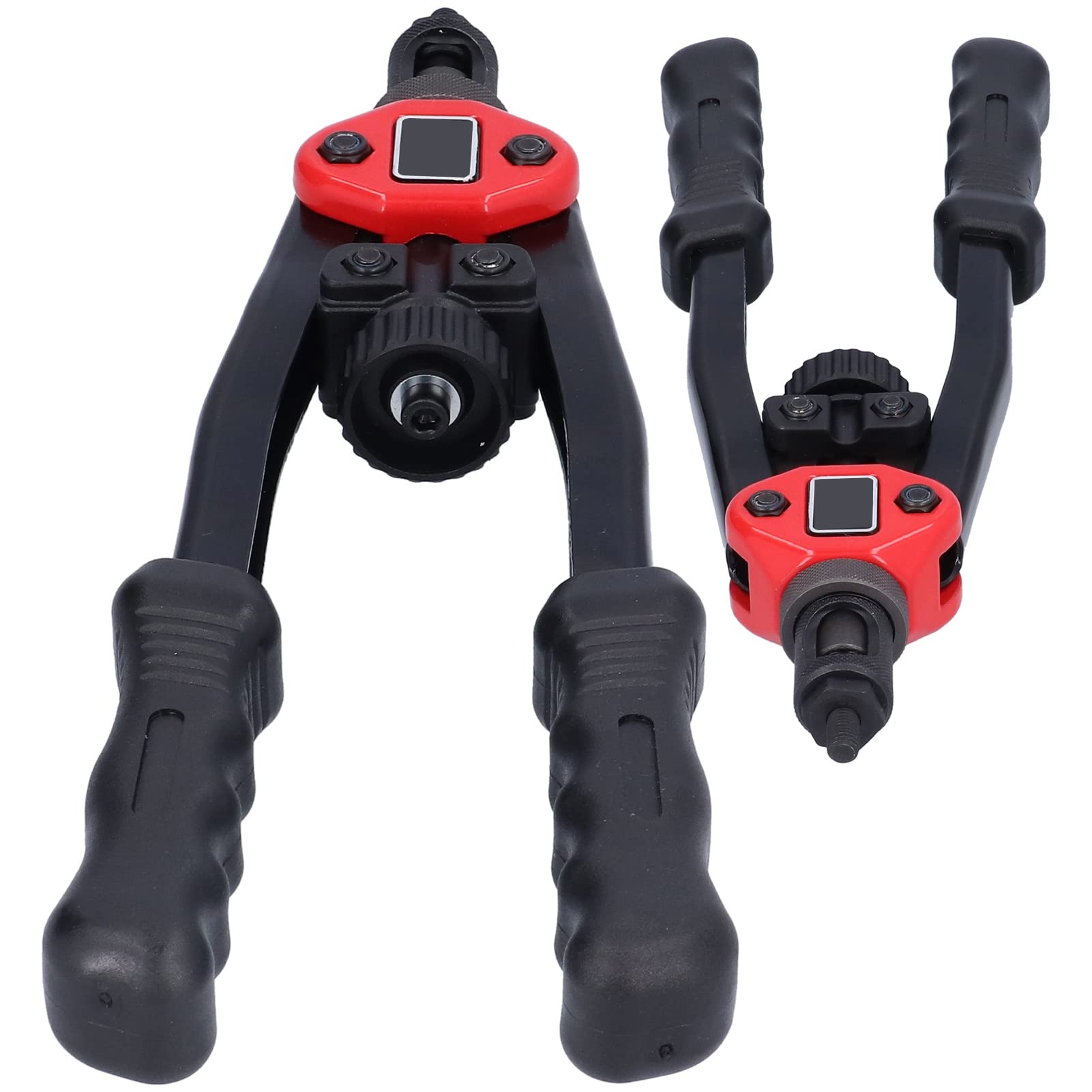 Pistolet do Nitonakrętek, Ręczna Nitownica ze Stali Nierdzewnej z Podwójnymi Uchwytami, Ergonomiczny Uchwyt do Nitonakrętek M3 M4 M5 M6 M8 M10