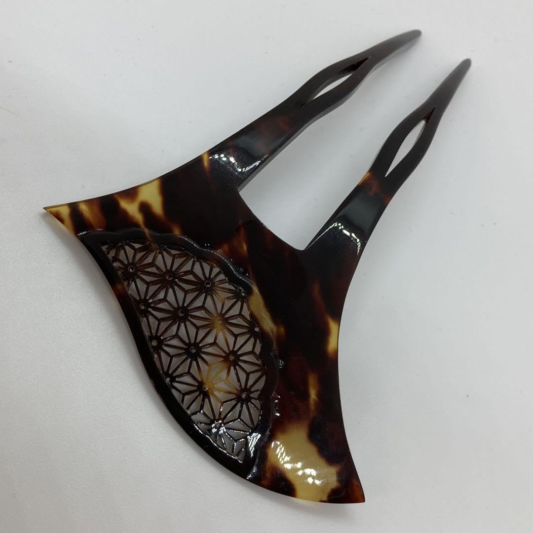 葉模様　鼈甲　約15cm 葉模様 鼈甲 約15cm 葉模様 鼈甲 約15cm