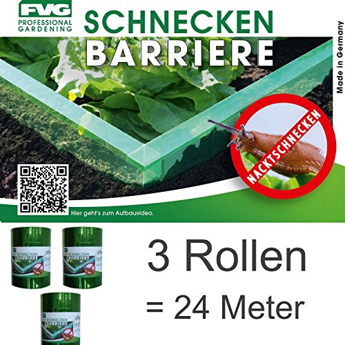 Schneckenzaun Excolo 24 Meter für effektiven Schneckenschutz