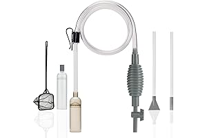 Aquarium Siphon Gravel Cleaner – Effectively Maintain Crystal-Clear Tank Health