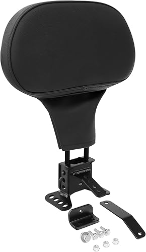 Miniatura 3 de XFMT Almohadilla de respaldo desmontable de liberación rápida ajustable para conductor para Harley Davidson Touring Road King CVO 2009-2025