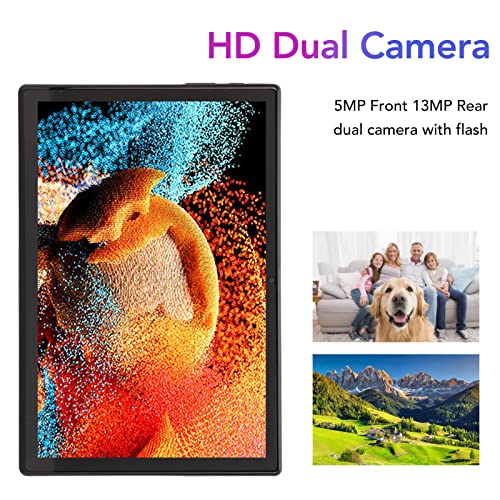 Tablet Android 8.1 de 10,1 Polegadas, Tablet 1280x800 Full HD MT6755V BC H, WiFi de Banda Dupla 2.4G