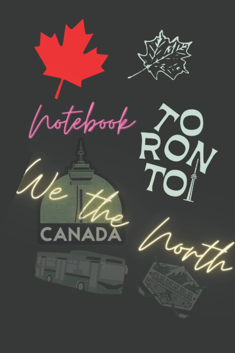Notebook : (We the north) with beautiful front and back Cover: Notebook for writing .