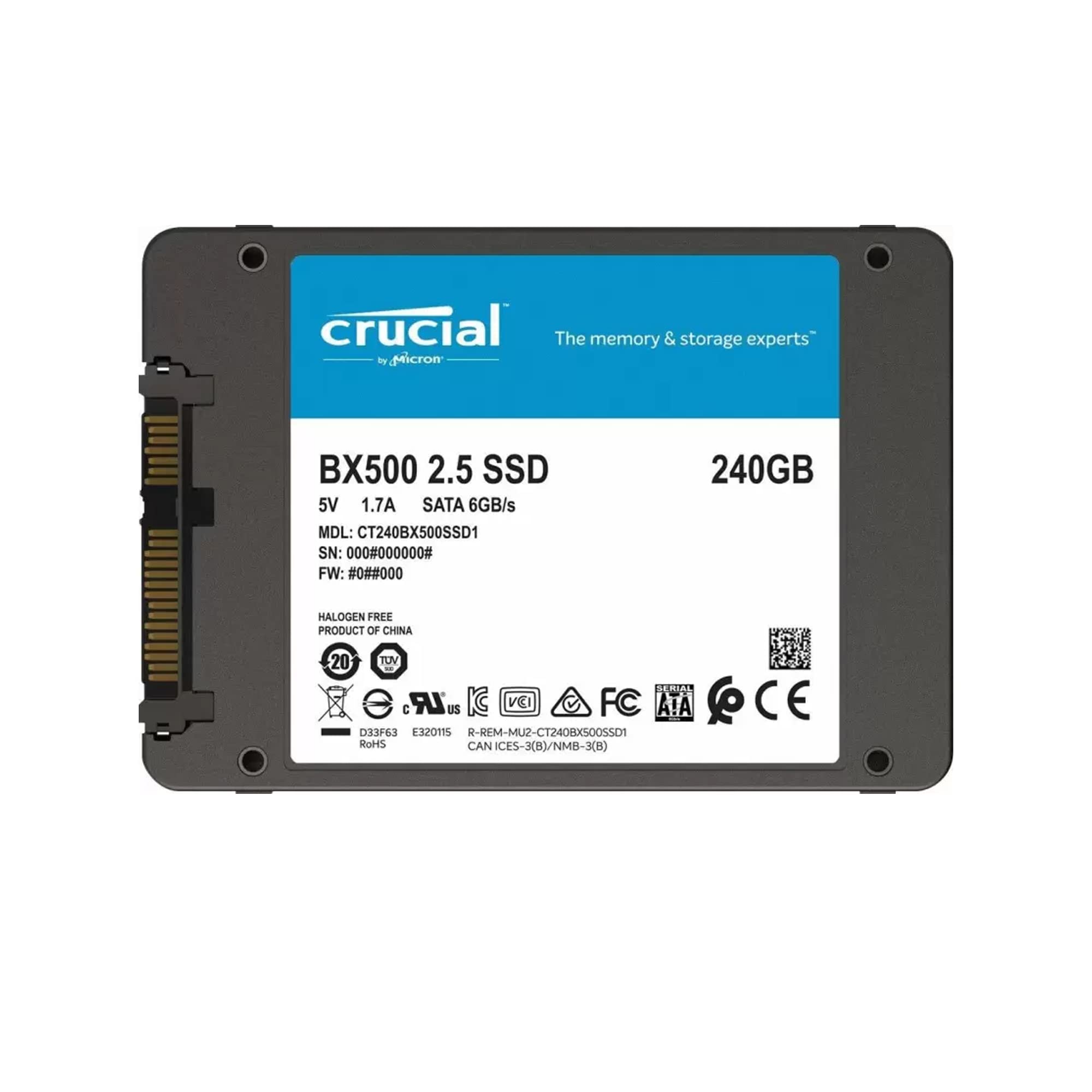 Amazon.in: Buy Crucial BX500 240 GB Laptop, Desktop Internal Solid