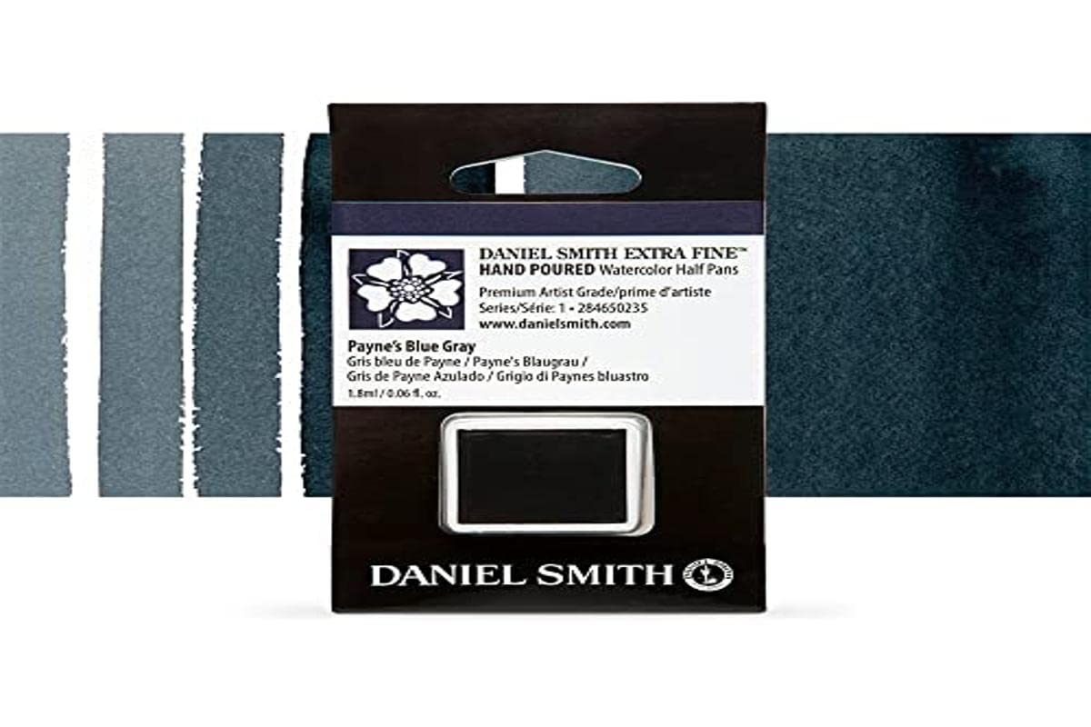 DANIEL SMITHExtra-Fine Watercolor Half Pans, Payne's Blue Gray