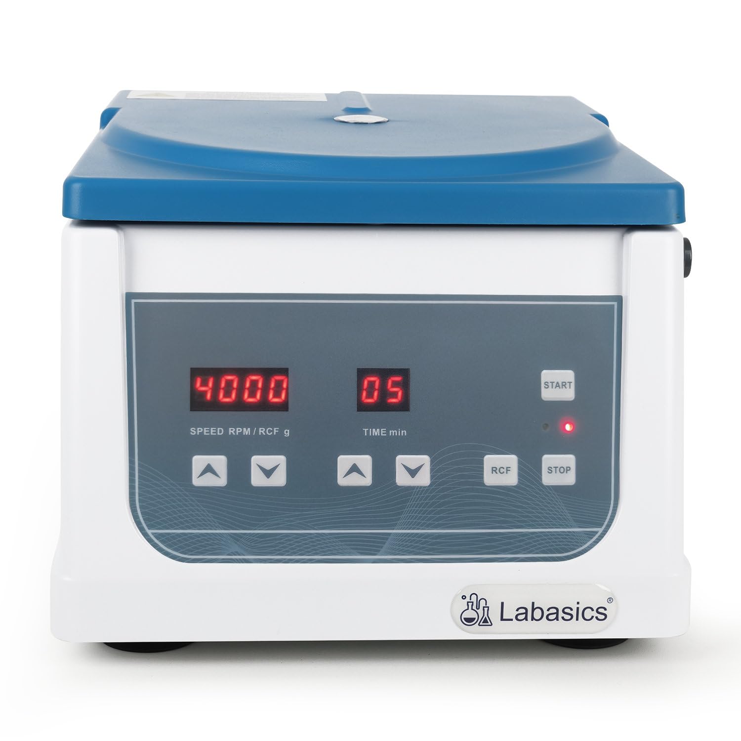 Labasics Centrífuga de Sobremesa 220V 60Hz Digital Baja Velocidad Rotor Ángulo 15 ml x 8 4000 RPM 1780xg