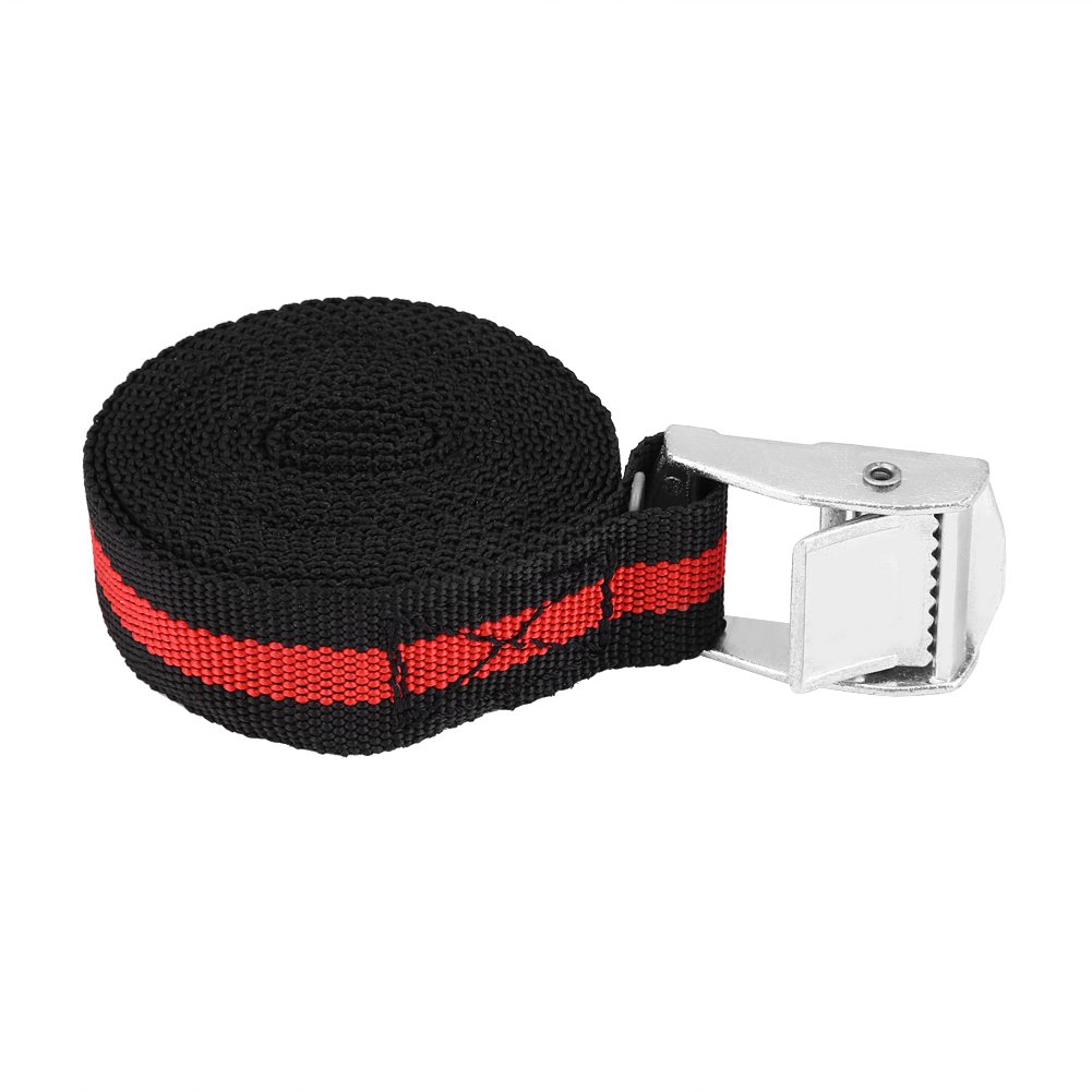 Attache Les Sangles 4 PCS 8ft Voiture Camion Attache Cargaison Bagages Bagages Lashing rateau Boucle Boucle Boucle de Zinc Alliage Boucle en Fibre de Fibre de Polyester