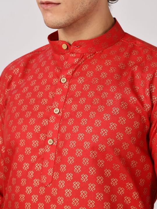 Image of BE ACTIVE Cotton Kurta for Men | Traditional and Classy Design | Indian Kurta | Full Sleeve Kurta