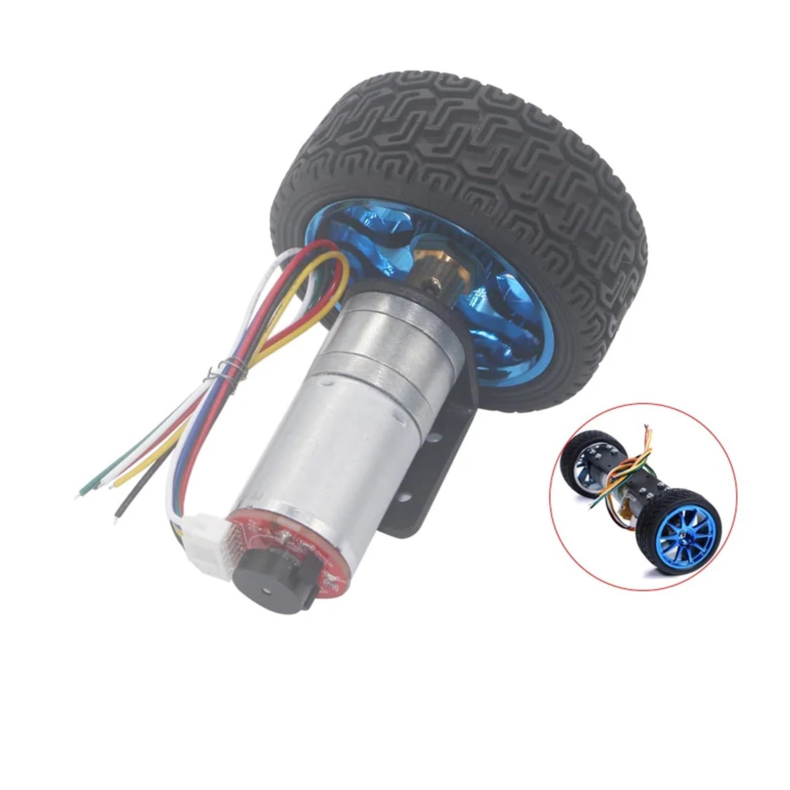 25GA370 6V 12V 24V DC Gear Electronic Starter with Encoder Speed Measuring Code Plate High Power and Strong Torque Balance Car Transfer(280rpm,6V)