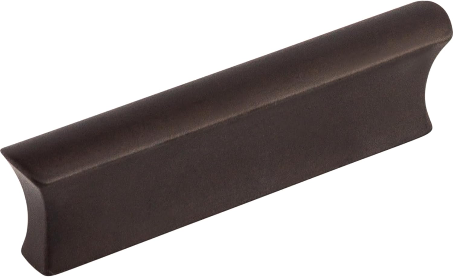 Top Knobs TK553BLK Mercer Collection 3" Glacier Pull, Flat Black