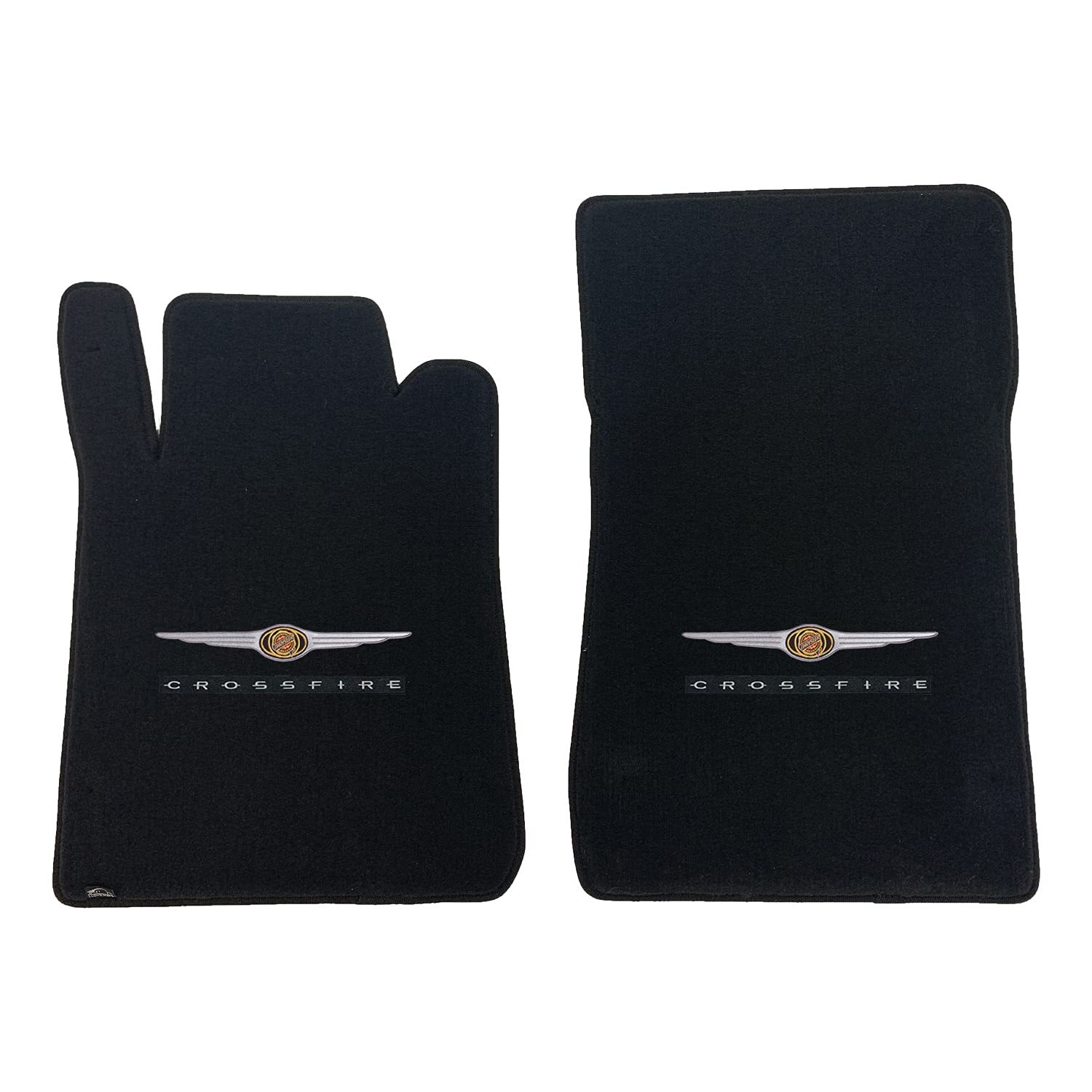 Lloyd Mats Custom-Fit Carpeted Floor Mats Premium Luxury Car Floor Liners for Chrysler Crossfire Convertible 2005-2008 Charcoal - Chrysler Crossfire