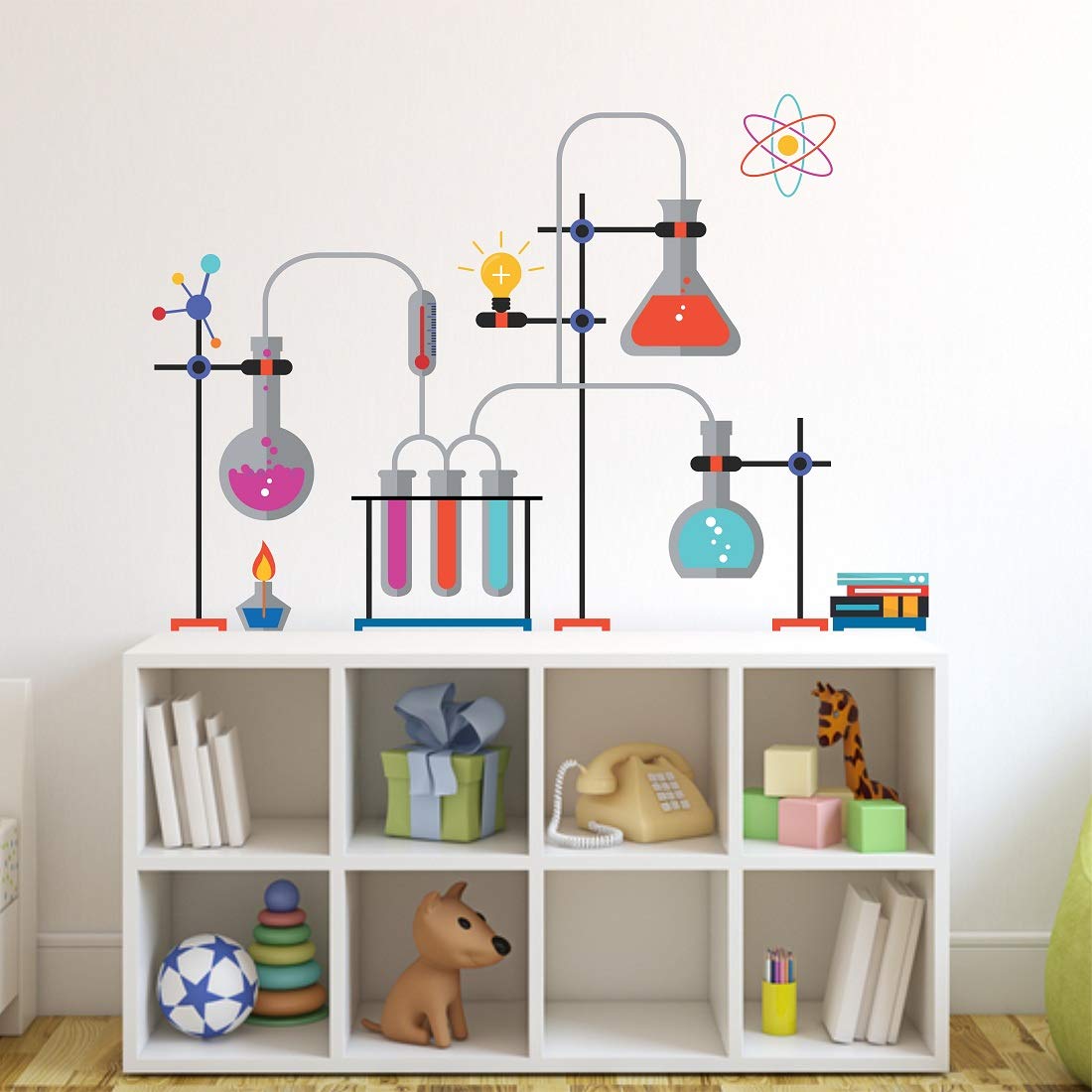 Wall Archs Chemistry Lab Equipments Wallsticker (Viny 100 cm 70 cm) (B08HS4KZCJ) Amazon Price History, Amazon Price Tracker