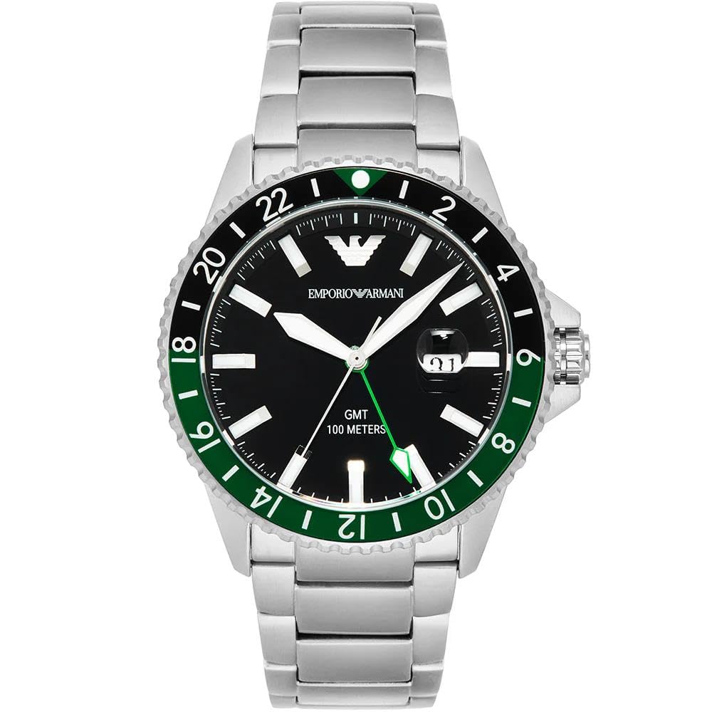 Emporio Armani Diver 42mm GMT Mens Watch AR11589