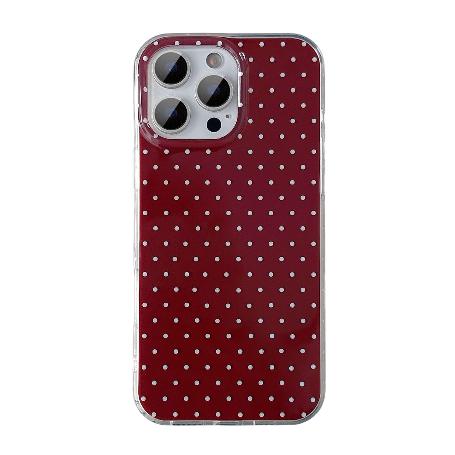 Coque iPhone 13 Pro antichoc étui silicone fine flexible bordeaux
