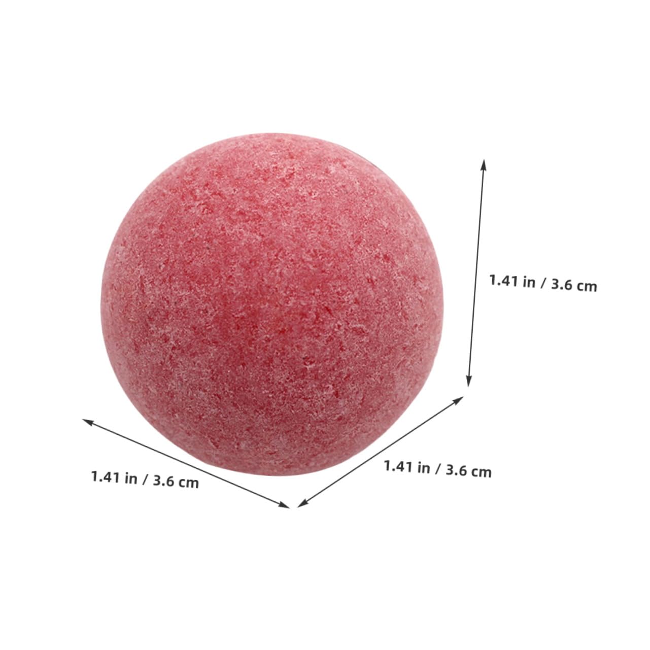 CONGARTENO Set of 4 Red Matte Foosball Balls Table Football Replacement Balls Resin Material Tournament Size for Home School Leisure Fun - Image 2