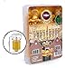 Vehaer Chabad Chanukah Oil 36 Prefilled Cups + 8 Beeswax Shamashim, Hanukkah, Chanukah Olive Oil, Ready to Use, Fits Most Menorah (Chabad 36 + 8), 2.5 Hour Burn