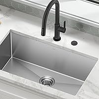 Vista 5 de 2.5" Long Single Outlet On/Off (Black) Air Switch Garbage Disposal Push Button with Cord, Kitchen Sink Top Switch, Garbage Disposal Kit for Waste