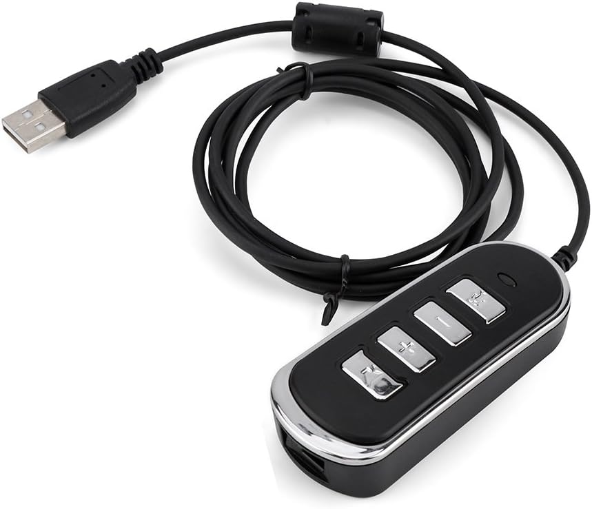 GOWENIC RJ9 to USB Headset Adapter, USB Plug to RJ9 Female