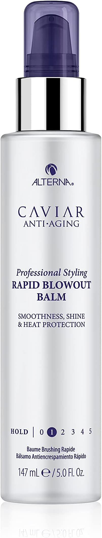 Alterna Caviar Professional Styling Rapid Blowout Balm, 5 Fl Oz | Heat Protection that Smoothes Seamlessly Through Hair | Sulfate Free