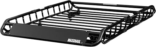Miniatura 9 de MAXXHAUL 50506 - Estante de techo de acero universal de 64 x 39 x 6 pulgadas, color negro