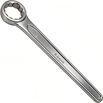 WEDO Single Box End Wrench 8mm,12-Point Flat Strike Wrench,Titanium,Non-magnetic,Rust-Proof,Corrosion Resistant,Die-Forged,for Aerospace,Marine and Maintenance Installation