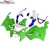 Vista 3 de Kit de carenado de motocicleta apto para Kawasaki ZX-7R 1996 97 98 99 00 01 02 2003 ZX7R 1997 1998 1999 01 02 ABS Carrocería de plástico verde