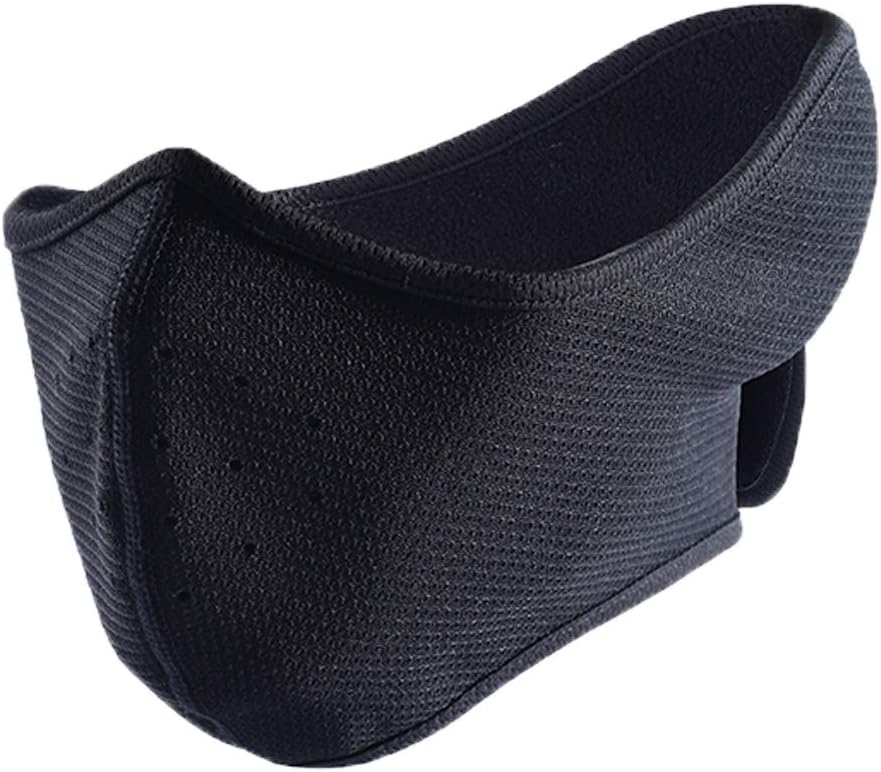 Winter Face Mask for Men Women Fleece Windproof Half Face Mask with Earflap for Outdoor Sport